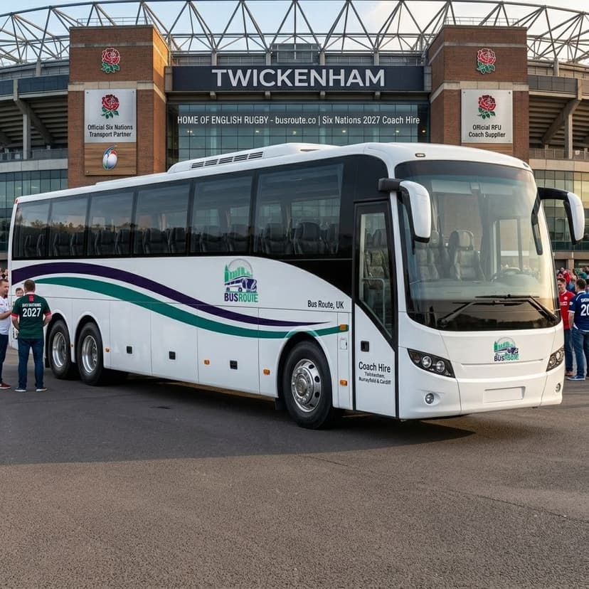 Six Nations 2027 Coach Hire | Twickenham, Murrayfield & Cardiff